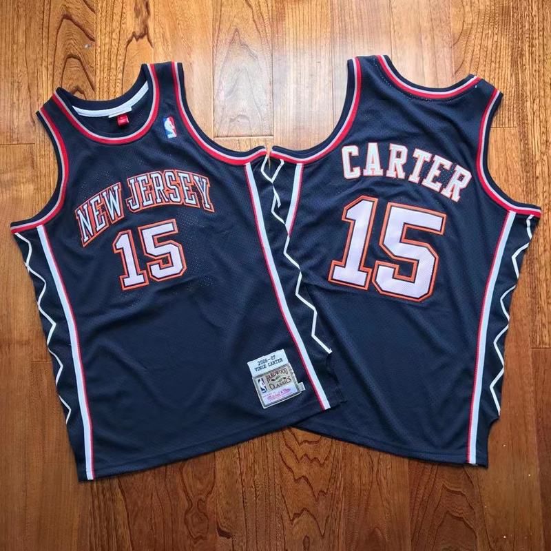 Men Toronto Raptors 15 Carter Blue Embroidered NBA Jerseys